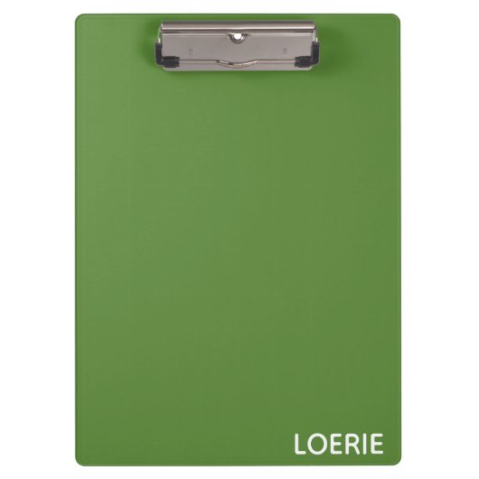 Lounge grüne Farbe Klemmbrett (Vorderseite)