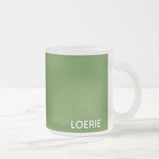 Lounge grüne Farbe Mattglastasse (Rechts)