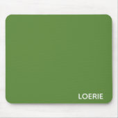 Lounge grüne Farbe Mousepad (Vorne)