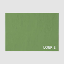 Lounge grüne Farbe Seidenpapier