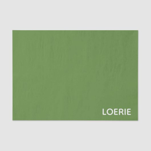 Lounge grüne Farbe Seidenpapier (Vorderseite)