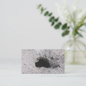 Lounge im Sand Visitenkarten Visitenkarte (Stehend Vorderseite)