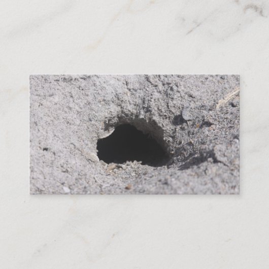 Lounge im Sand Visitenkarten Visitenkarte (Vorderseite)