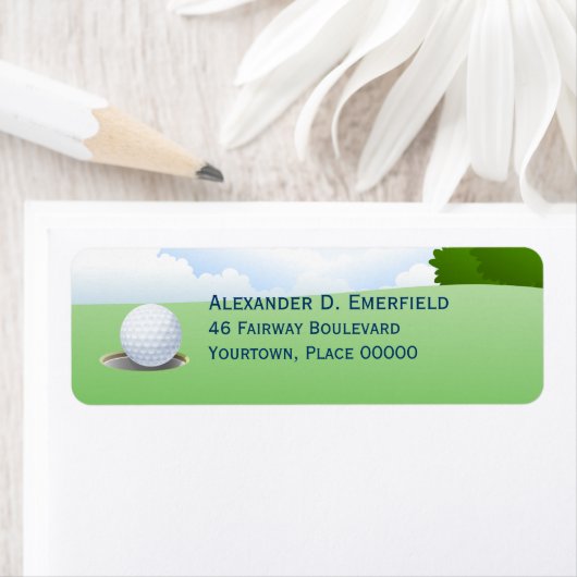 Lounge in einem Rücksendeaufkleber (Insitu)