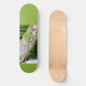 Lounge Lizard Green Gecko Skateboard (Vorderseite)