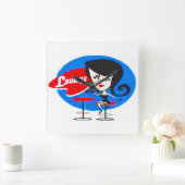 Lounge Quadratische Wanduhr (Zuhause)