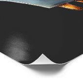 Lounge-Schweinchen Lustig Poster (Ecke)