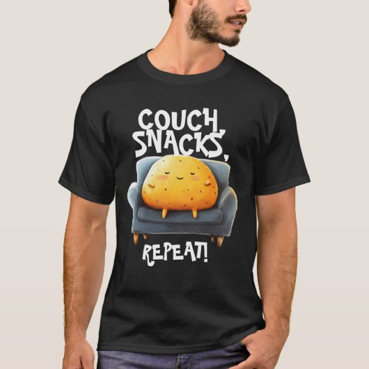 Lounge-Schweinchen Lustig T-Shirt (Vorderseite)