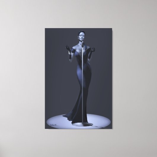 Lounge Singer Canvas Print Leinwanddruck (Vorderseite)