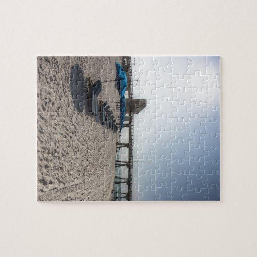 Lounge Stühle in Panama City Beach Pier Jigsaw Puz Puzzle (Horizontal)
