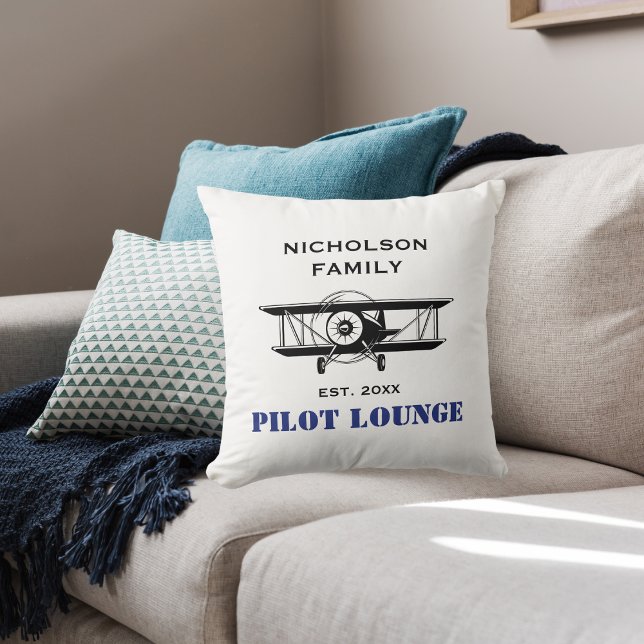 Lounge und Coole Luftfahrt Personalisiert Kissen (Von Creator hochgeladen)