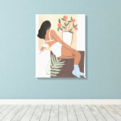 Lounges Leinwanddruck (Insitu (Holzboden))