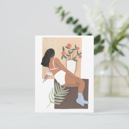 Lounges Postkarte (Stehend Vorderseite)