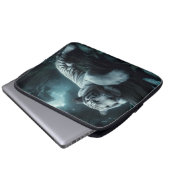 Lounges weißes Bangle Notebook-Sieb Laptopschutzhülle (Vorne Knopf)