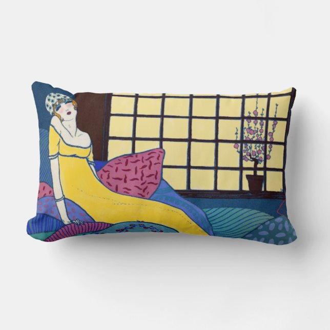 Lounging auf ihren Kissen (Vorderseite)