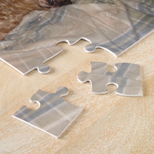 Lounging Cocker spaniel Puzzle (Seite)