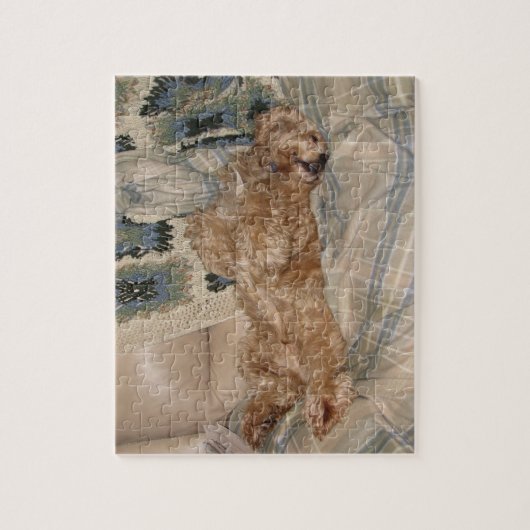 Lounging Cocker spaniel Puzzle (Vertikal)