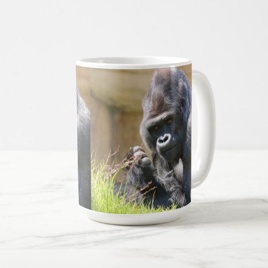Lounging Gorilla Kaffeetasse (VorderseiteRechts)
