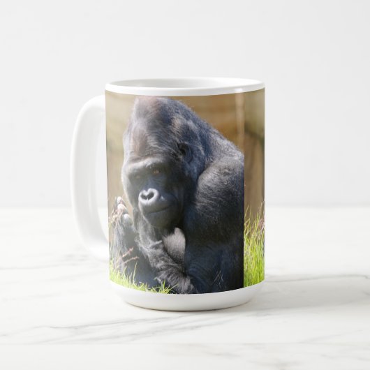 Lounging Gorilla Kaffeetasse (Vorderseite Links)