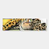 Lounging Leopard Autoaufkleber (Vorne)