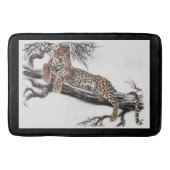 Lounging Leopard Badematte (Vorderseite)