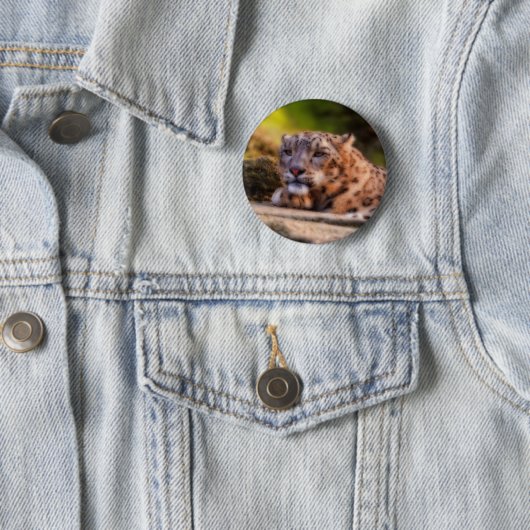 Lounging Leopard Button (Beispiel)