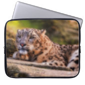 Lounging Leopard Laptopschutzhülle (Vorderseite)