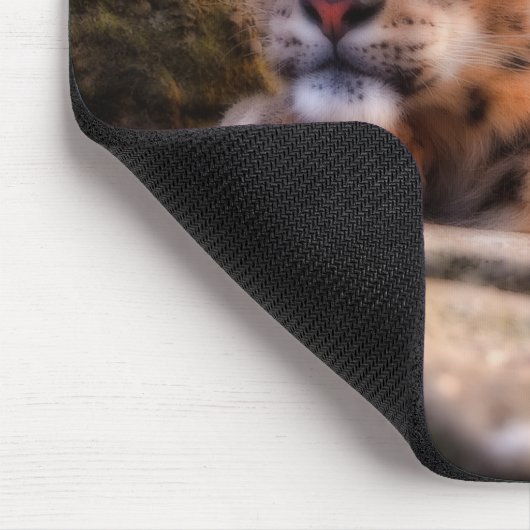 Lounging Leopard Mousepad (Ecke)