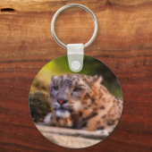 Lounging Leopard Schlüsselanhänger (Vorderseite)