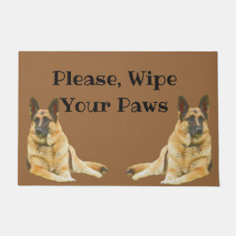 Lounging Schäferhund-Hund Fußmatte