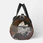 Lounging Westie auf Sofa Duffle Bag (Rechts)