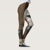Lounging Westie auf Sofa Leggings (Rechts)