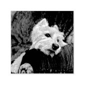 Lounging Westie auf Sofa Permastempel (Design)