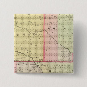 Loup, Blaine, Custer und Logan Landkreis, Nebraska Button