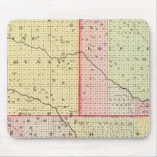 Loup, Blaine, Custer und Logan Landkreis, Nebraska Mousepad