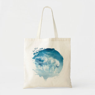 Loup Blanc Animal Vie Sauvage Jungle Nature Tragetasche