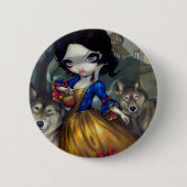 "Loup-Garou: Blanche Neige" Knopf Button (Vorderseite)
