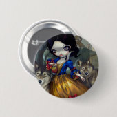 "Loup-Garou: Blanche Neige" Knopf Button (Vorne & Hinten)