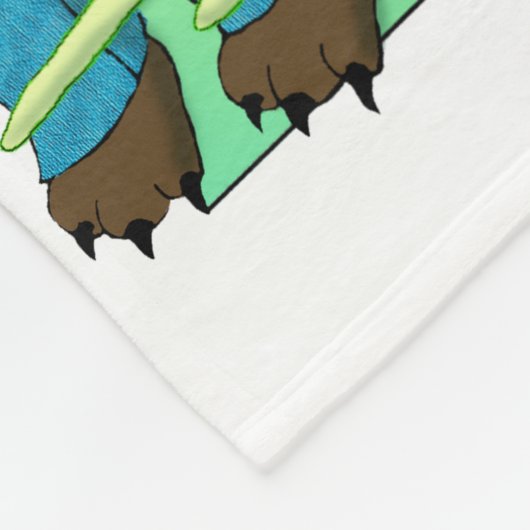 LOUP GAROU Blanket Fleecedecke (Ecke)