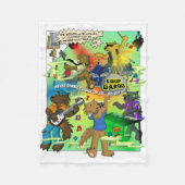 LOUP GAROU Blanket Fleecedecke (Vorderseite)