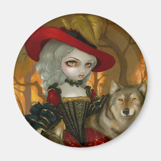 "Loup-Garou: d'Automne" Magnet (Vorne)