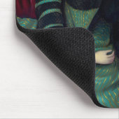 Loup-Garou: Gotischer Wolf Mousepad der Noir (Ecke)