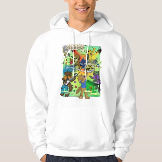 LOUP GAROU Herren Hoodie (Vorderseite)