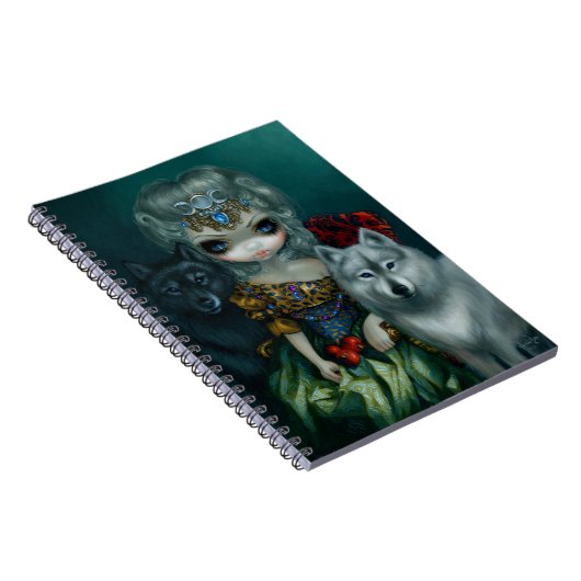 "Loup-Garou: La großes Prêtresse" Notizbuch Notizblock (Rechte Seite)