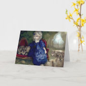 "Loup-Garou: La Tristesse" Grußkarte Karte (Gelbe Blume)