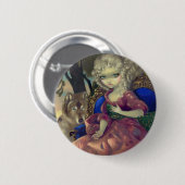 "Loup-Garou: L'Aube" Knopf Button (Vorne & Hinten)