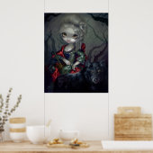 Loup-Garou: Le Petit Chaperon Rouge ART PRINT wolf Poster (Küche)