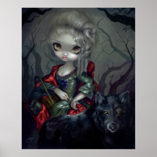 Loup-Garou: Le Petit Chaperon Rouge ART PRINT wolf Poster