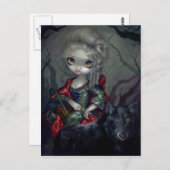 "Loup-Garou: Le Petit Chaperon Rouge" Postkarte (Vorne/Hinten)