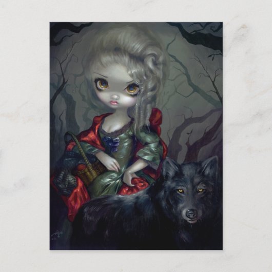 "Loup-Garou: Le Petit Chaperon Rouge" Postkarte (Vorderseite)